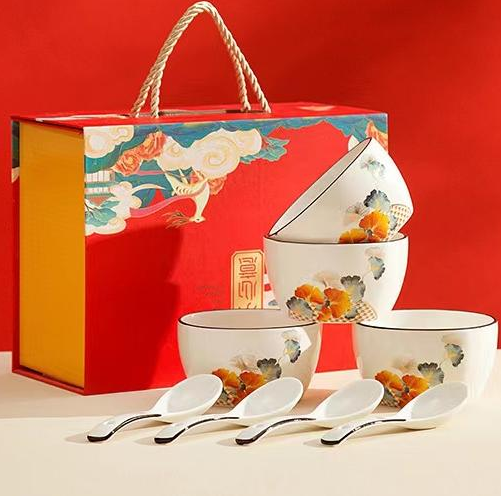 百富美 四碗四勺 国潮四件套